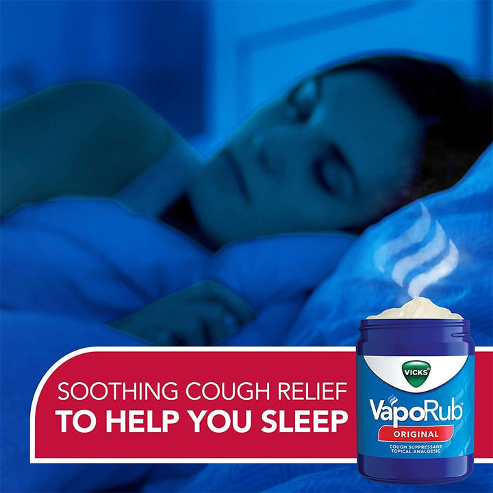 Vicks VapoRub Decongestant Ointment For Cold Relief 100g - Easy Pharmacy LLC