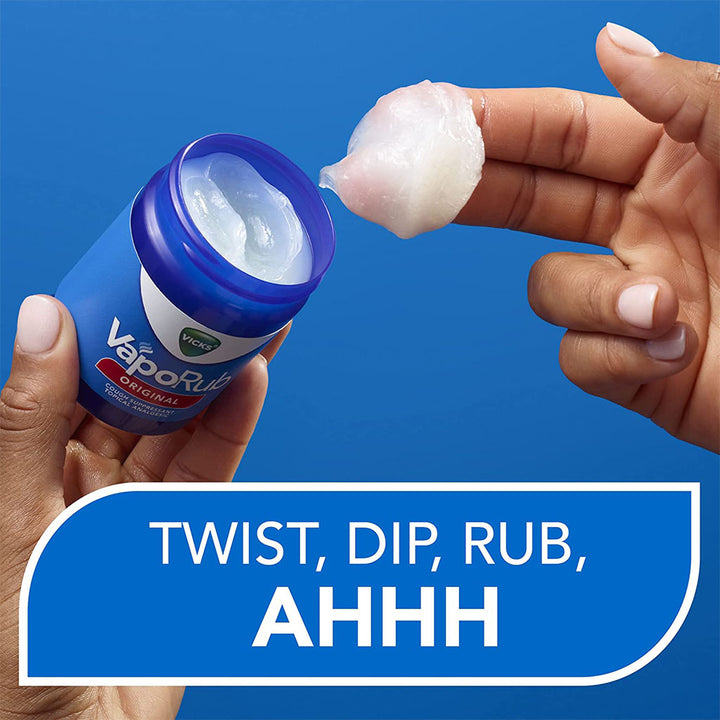 Vicks VapoRub Decongestant Ointment For Cold Relief 100g - Easy Pharmacy LLC