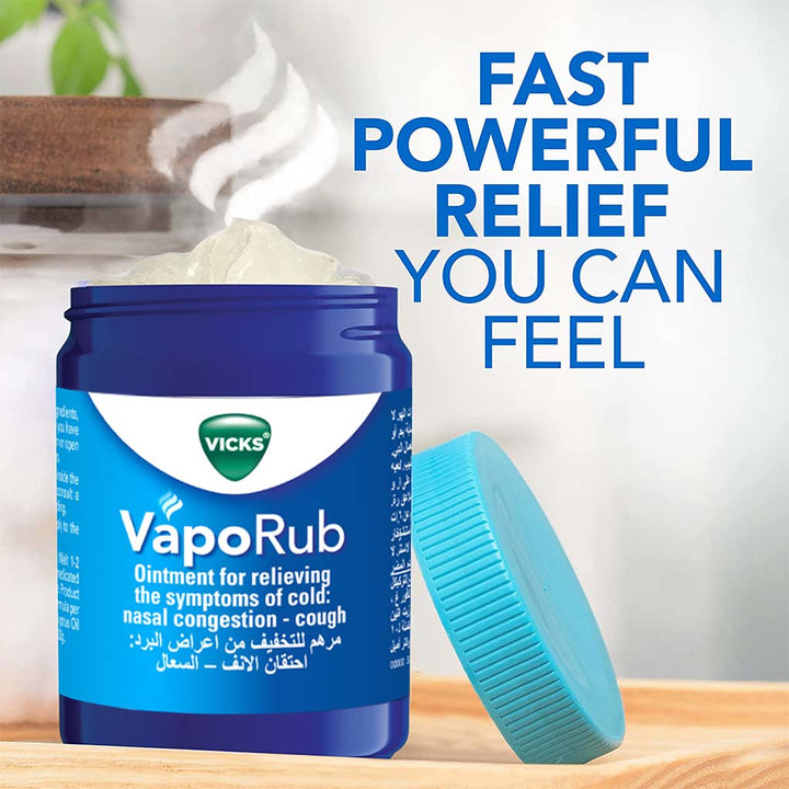 Vicks VapoRub Decongestant Ointment For Cold Relief 100g - Easy Pharmacy LLC