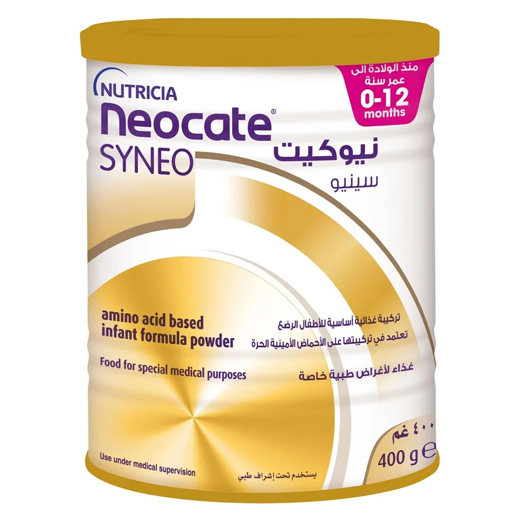 Nutricia Neocate Syneo Amino Acid Based Infant Milk Formula For 0 To 12 Months 400g - Easy Pharmacy LLC