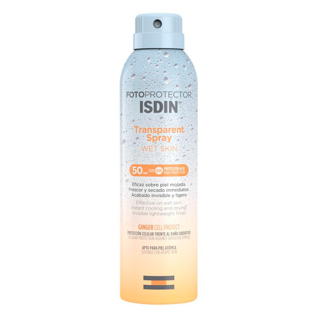 Isdin Fotoprotector Wet Skin Transparent Spray SPF50+ 250 mL - Easy Pharmacy LLC