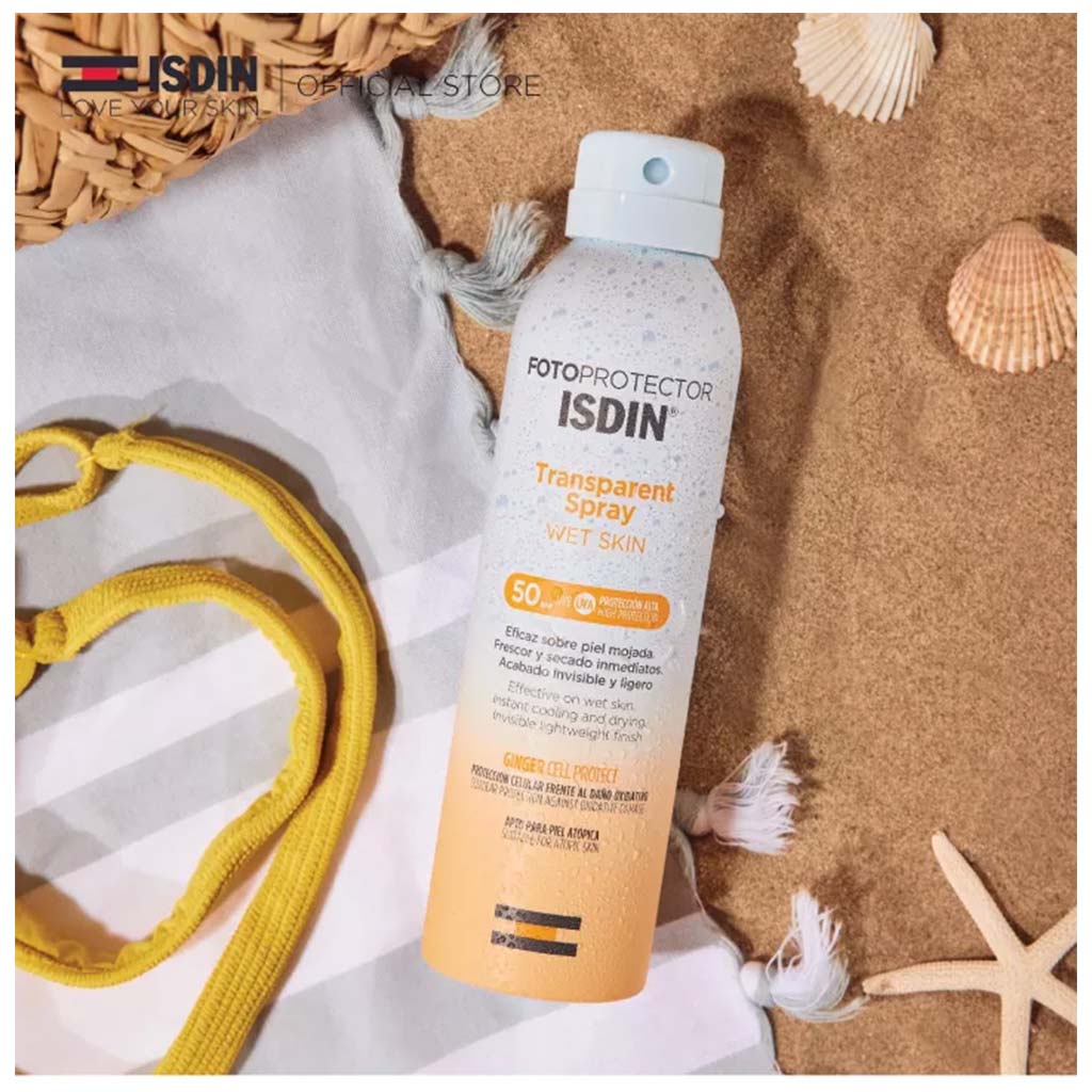 Isdin Fotoprotector Wet Skin Transparent Spray SPF50+ 250 mL - Easy Pharmacy LLC