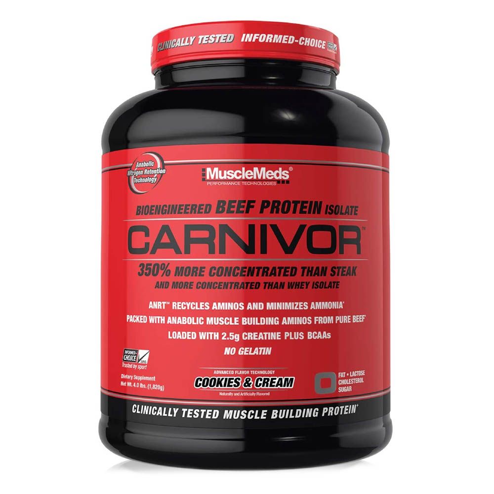 MuscleMeds Carnivor Powder Cookies & Cream 4 lbs - Easy Pharmacy LLC