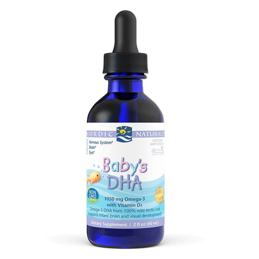 Nordic Naturals Baby's DHA Omega 3 with Vit D3 Liquid 60 mL - Easy Pharmacy LLC