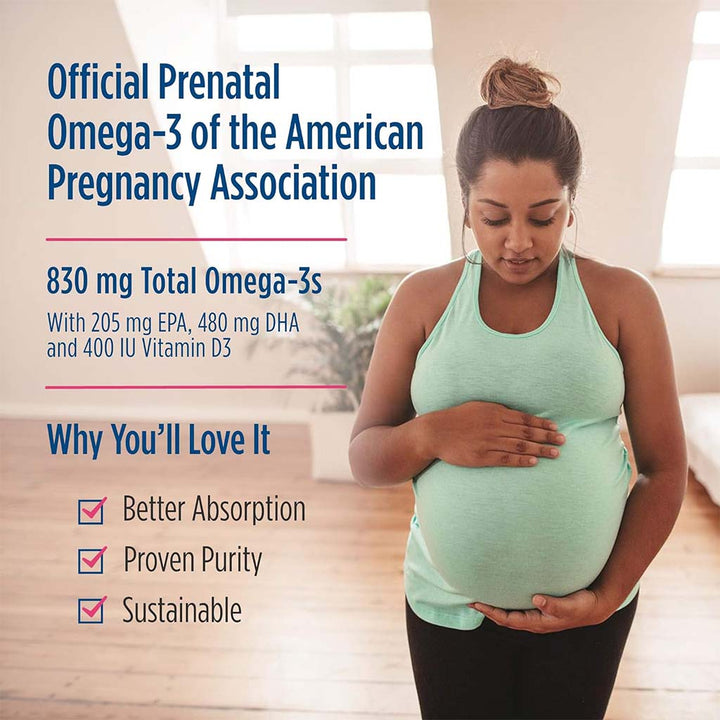 Nordic Naturals Prenatal DHA Omega 3 with Vit D3 Softgel 90's - Easy Pharmacy LLC