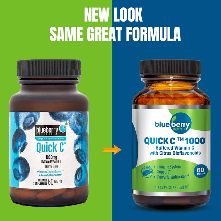Blueberry Naturals Chelated Zinc 50mg Tab 100's + Buffered Quick C 1000mg Tab 60's + Echinacea 400mg Cap 100's - Easy Pharmacy LLC