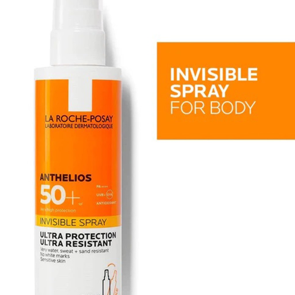 La Roche-Posay Anthelios SPF50+ Invisible Sunscreen Body Spray 200ml - Easy Pharmacy LLC