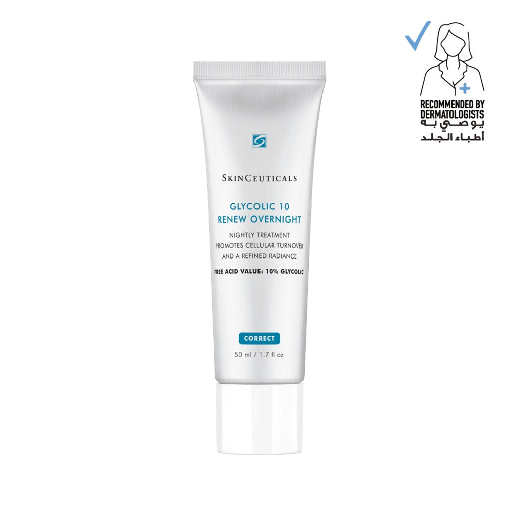 Skinceuticals Glycolic 10 Renew Overnight Face Serum With 10% Glycolic Acid 50ml - Easy Pharmacy LLC