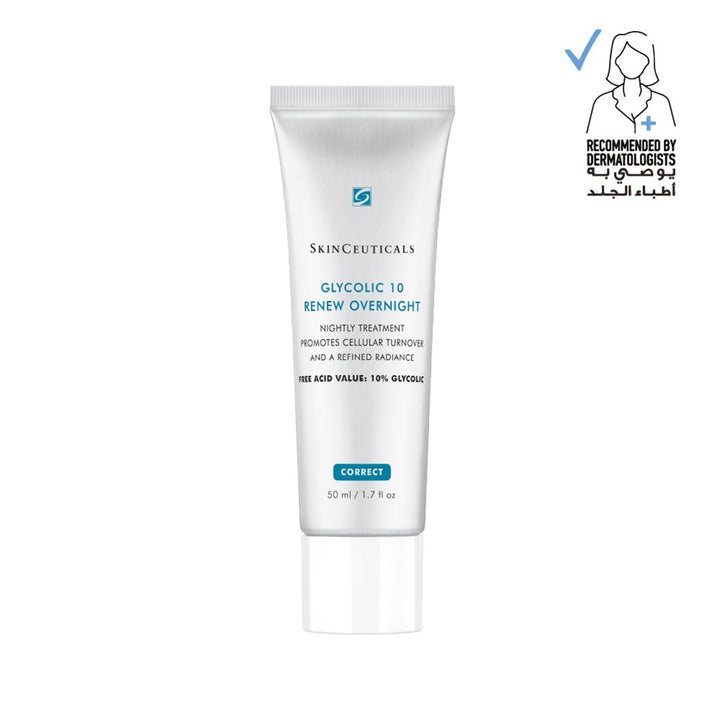 Skinceuticals Glycolic 10 Renew Overnight Face Serum With 10% Glycolic Acid 50ml - Easy Pharmacy LLC