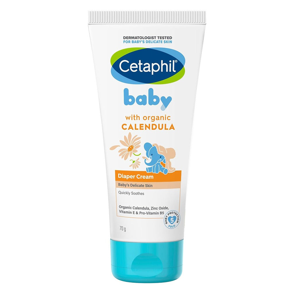 Cetaphil Baby Diaper Cream With Organic Calendula For Baby's Sensitive Skin, Unscented, 70g - Easy Pharmacy LLC
