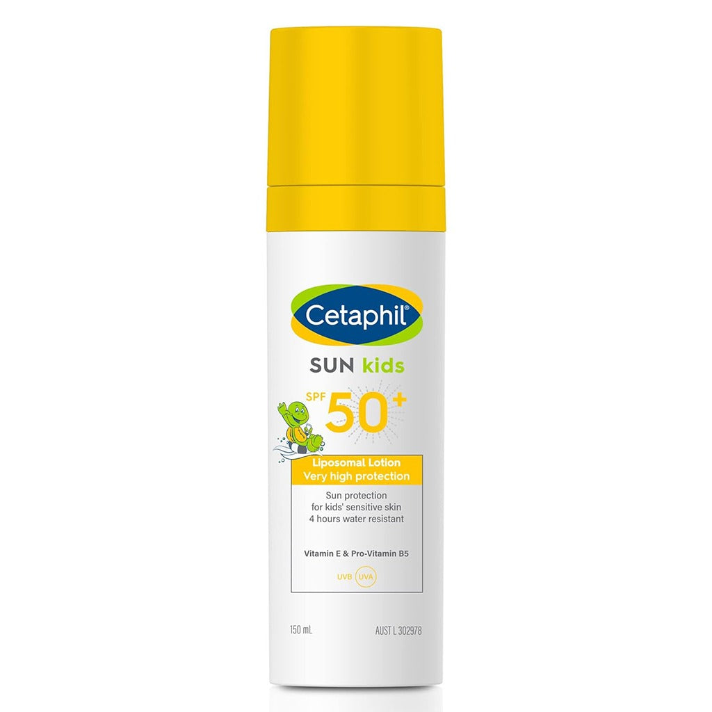 Cetaphil Sun Kids Liposomal Lotion With SPF 50+, Face & Body Moisturizer Sunscreen for Sensitive Skin, Unscented, 150ml - Easy Pharmacy LLC