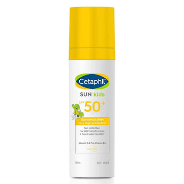 Cetaphil Sun Kids Liposomal Lotion With SPF 50+, Face & Body Moisturizer Sunscreen for Sensitive Skin, Unscented, 150ml