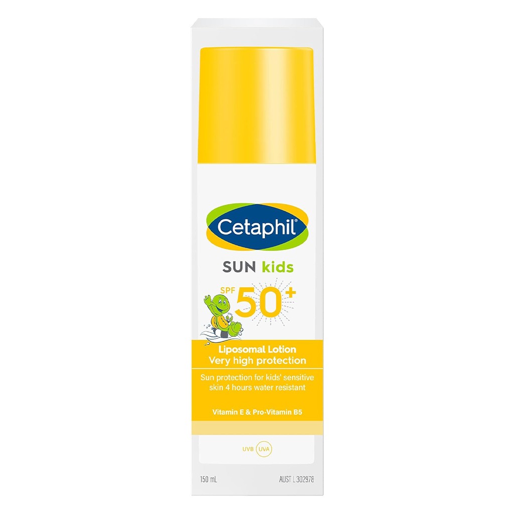 Cetaphil Sun Kids Liposomal Lotion With SPF 50+, Face & Body Moisturizer Sunscreen for Sensitive Skin, Unscented, 150ml - Easy Pharmacy LLC