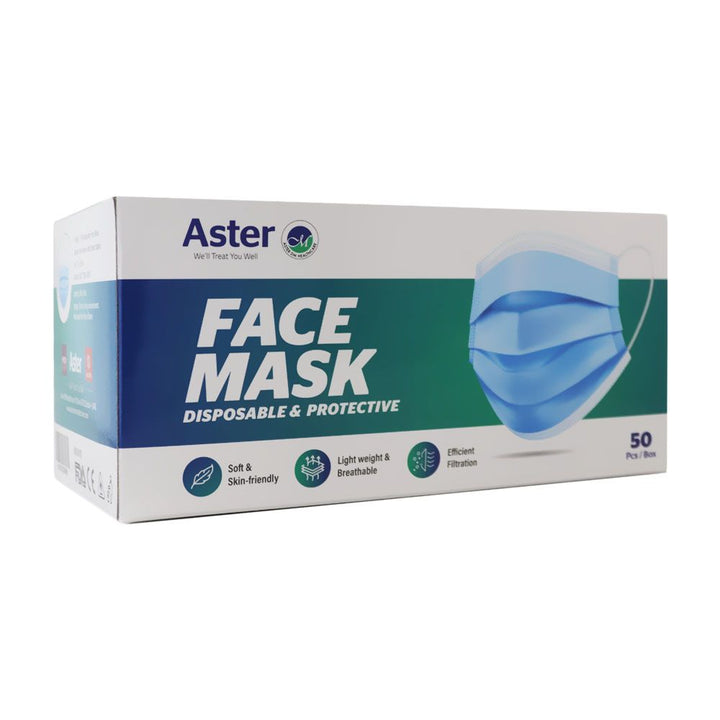 Aster Disposable Mask Box 10's + Lifebuoy 95mL Sanitizer 10's Office Pack - Easy Pharmacy LLC