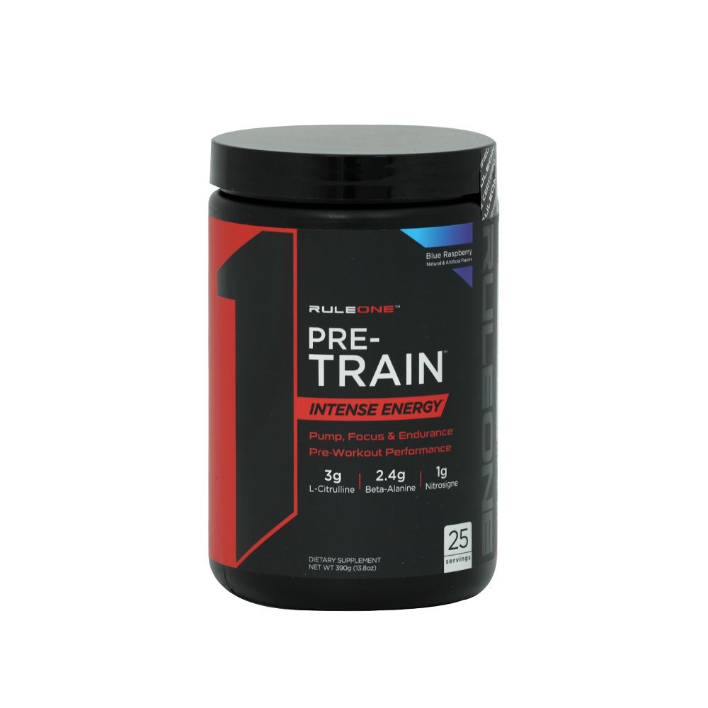 Rule 1 R1 Pre Train 2.0 Powder Blue Raspberry 25 Servings - Easy Pharmacy LLC