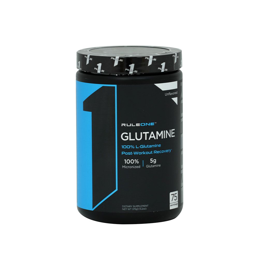 Rule 1 R1 Glutamine Powder Unflavored 375 g - Easy Pharmacy LLC
