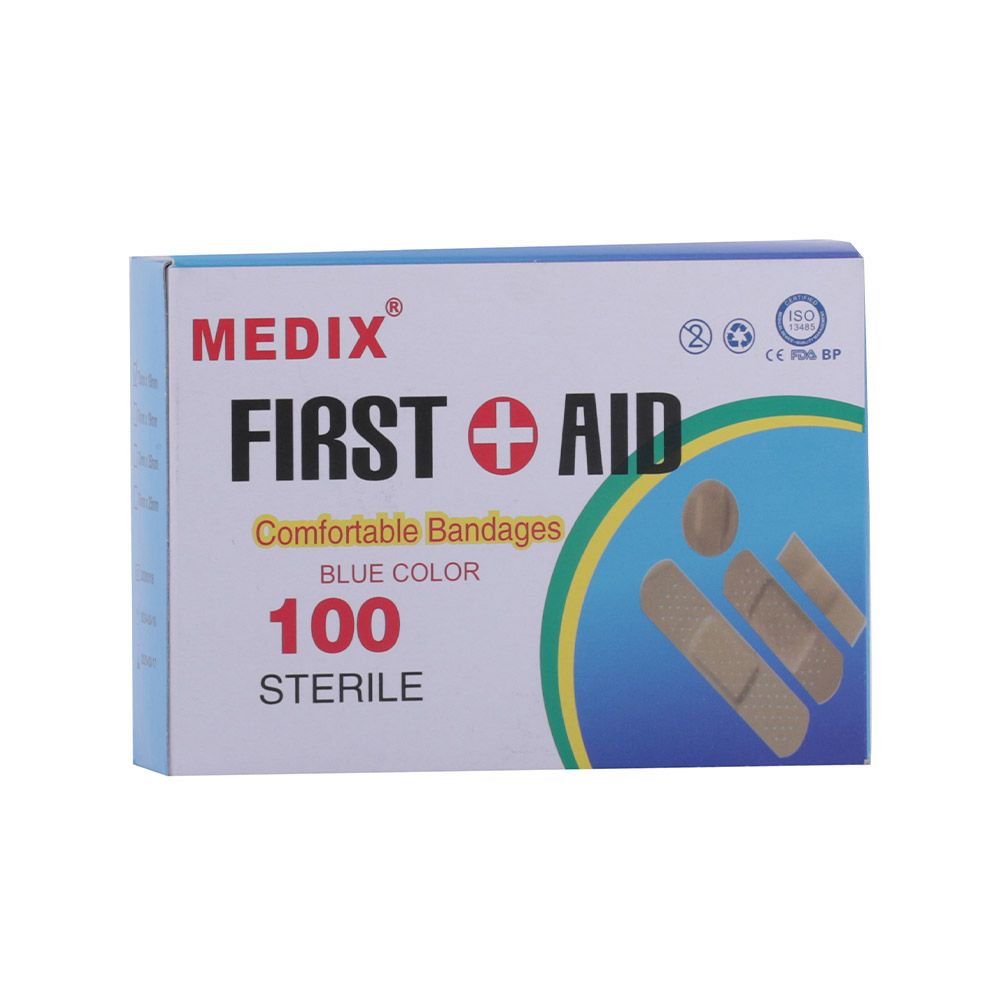 Medix First Aid Comfortable Sterile Bandage Blue 100's - Easy Pharmacy LLC
