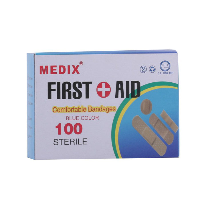 Medix First Aid Comfortable Sterile Bandage Blue 100's - Easy Pharmacy LLC