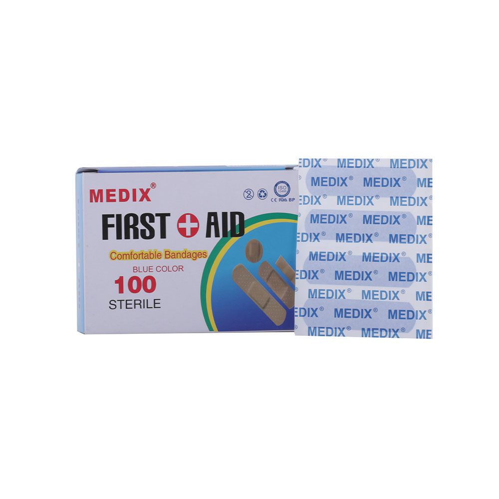 Medix First Aid Comfortable Sterile Bandage Blue 100's - Easy Pharmacy LLC
