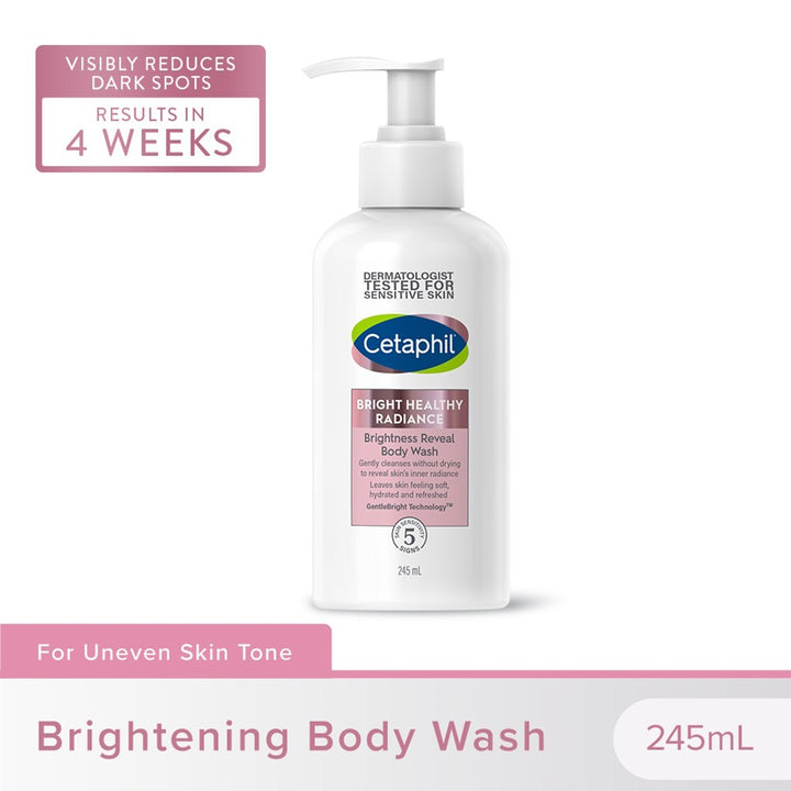 Cetaphil Bright Healthy Radiance Brightness Reveal Body Wash 245 mL - Easy Pharmacy LLC