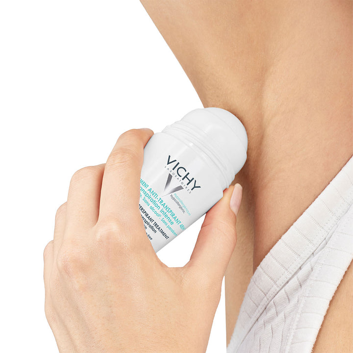 Vichy 48 Hours Anti-Perspirant Deodorant Roll-On Intensive Treatment 50ml, Buy 1 Get 50% Off On 2nd Piece, Promo Pack - Easy Pharmacy LLC