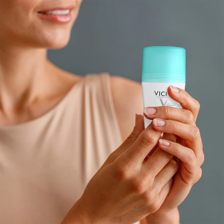Vichy 48 Hours Anti-Perspirant Deodorant Roll-On Intensive Treatment 50ml, Buy 1 Get 50% Off On 2nd Piece, Promo Pack - Easy Pharmacy LLC