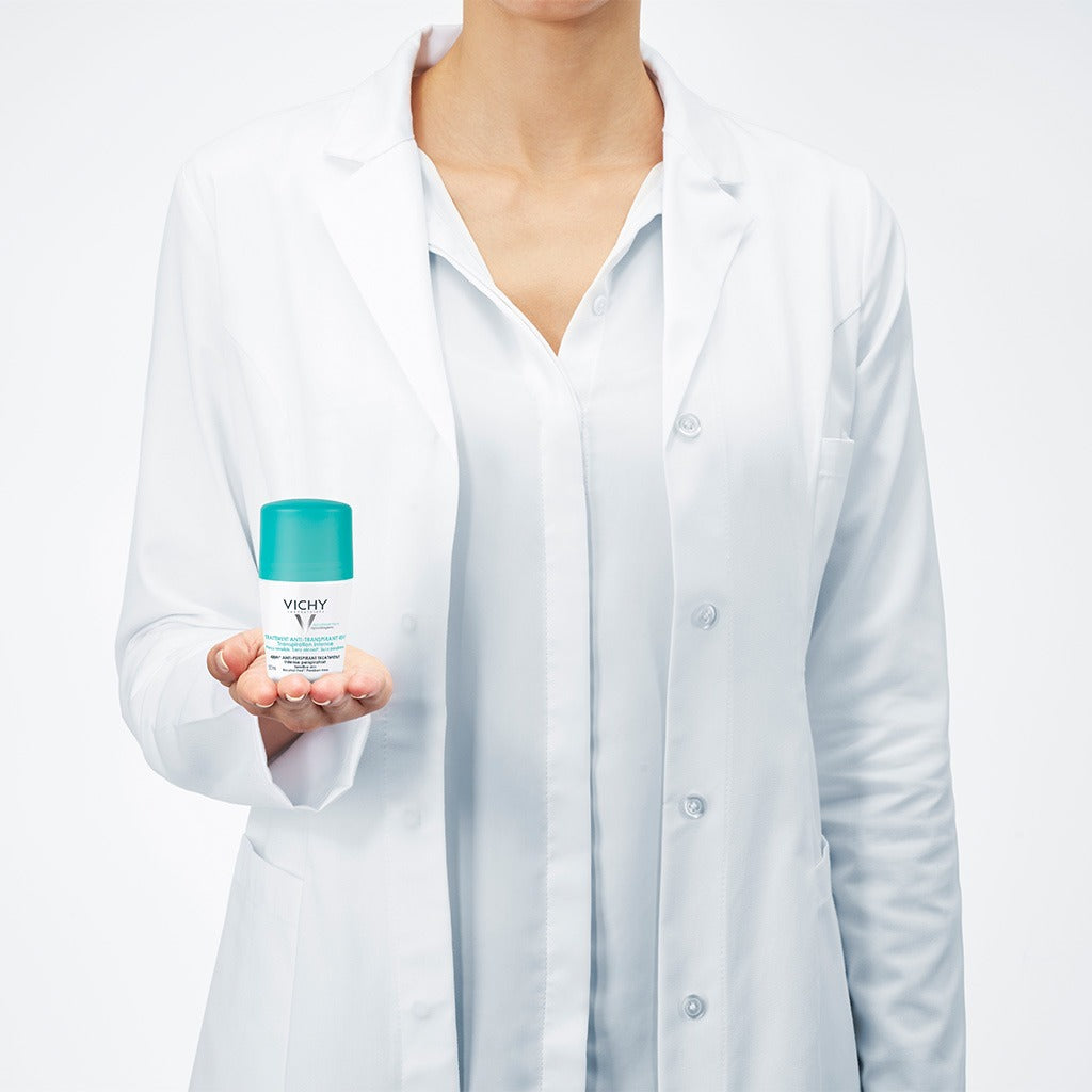 Vichy 48 Hours Anti-Perspirant Deodorant Roll-On Intensive Treatment 50ml, Buy 1 Get 50% Off On 2nd Piece, Promo Pack - Easy Pharmacy LLC