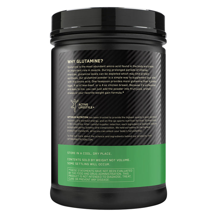 Optimum Nutrition Glutamine Powder Unflavored 1000g - Easy Pharmacy LLC