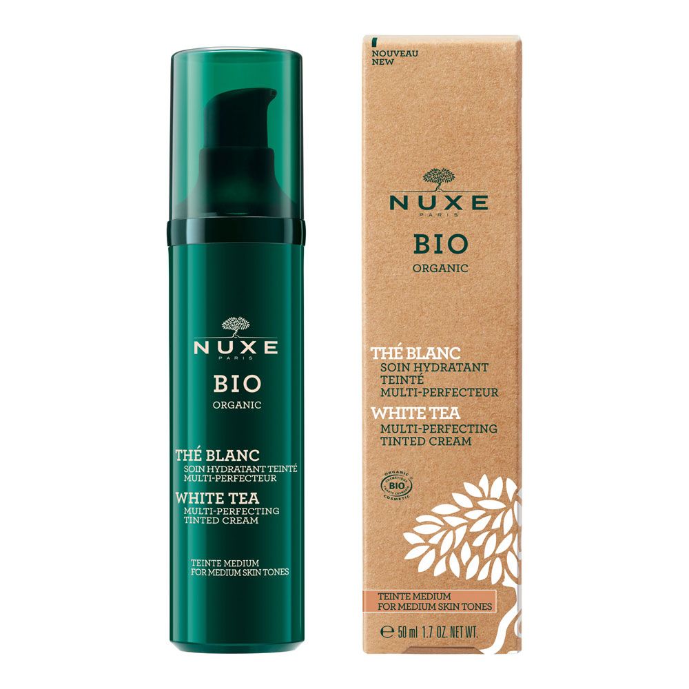 Nuxe Bio Organic White Tea Multi-Perfecting Medium Tinted Cream 50 mL - Easy Pharmacy LLC