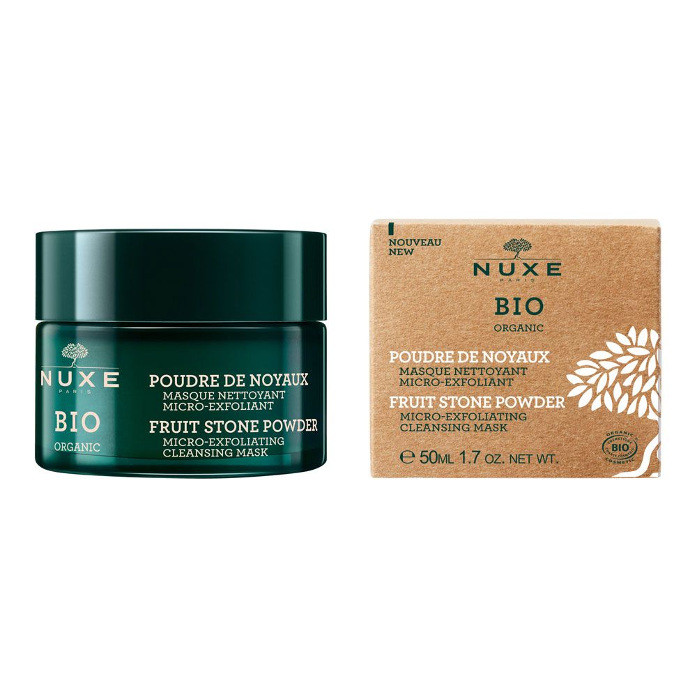Nuxe Bio Organic Fruit Stone Powder Micro-Exfoliating Cleansing Mask 50 mL - Easy Pharmacy LLC