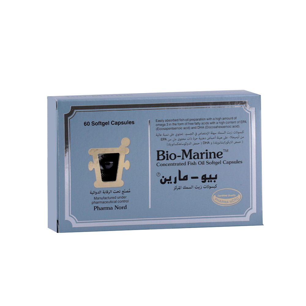 Bio-Marine 500mg Fish Oil Supplement Softgels, Pack of 60's - Easy Pharmacy LLC