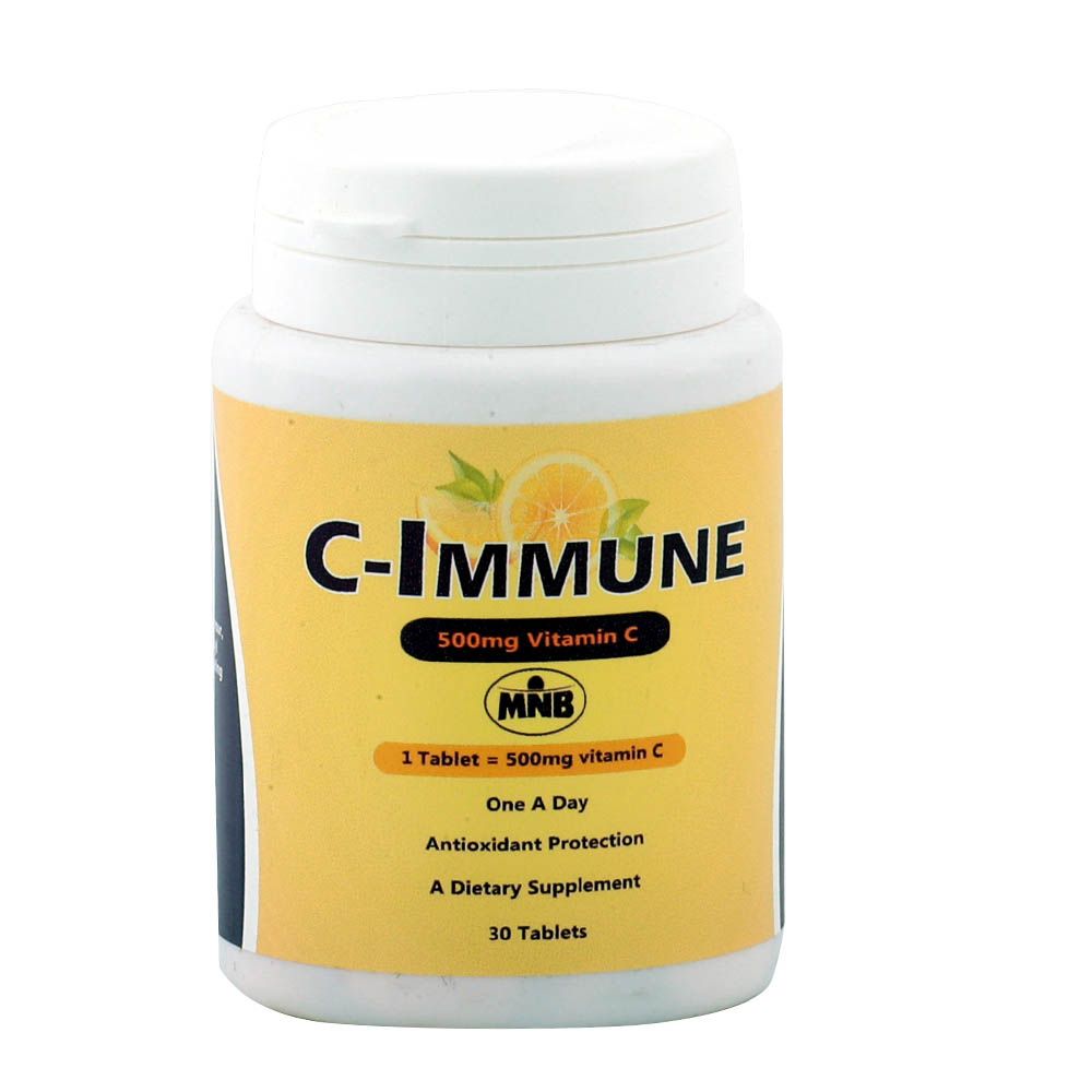 MNB C-Immune Vitamin C 500 mg Fim Coated Tablet 30's - Easy Pharmacy LLC