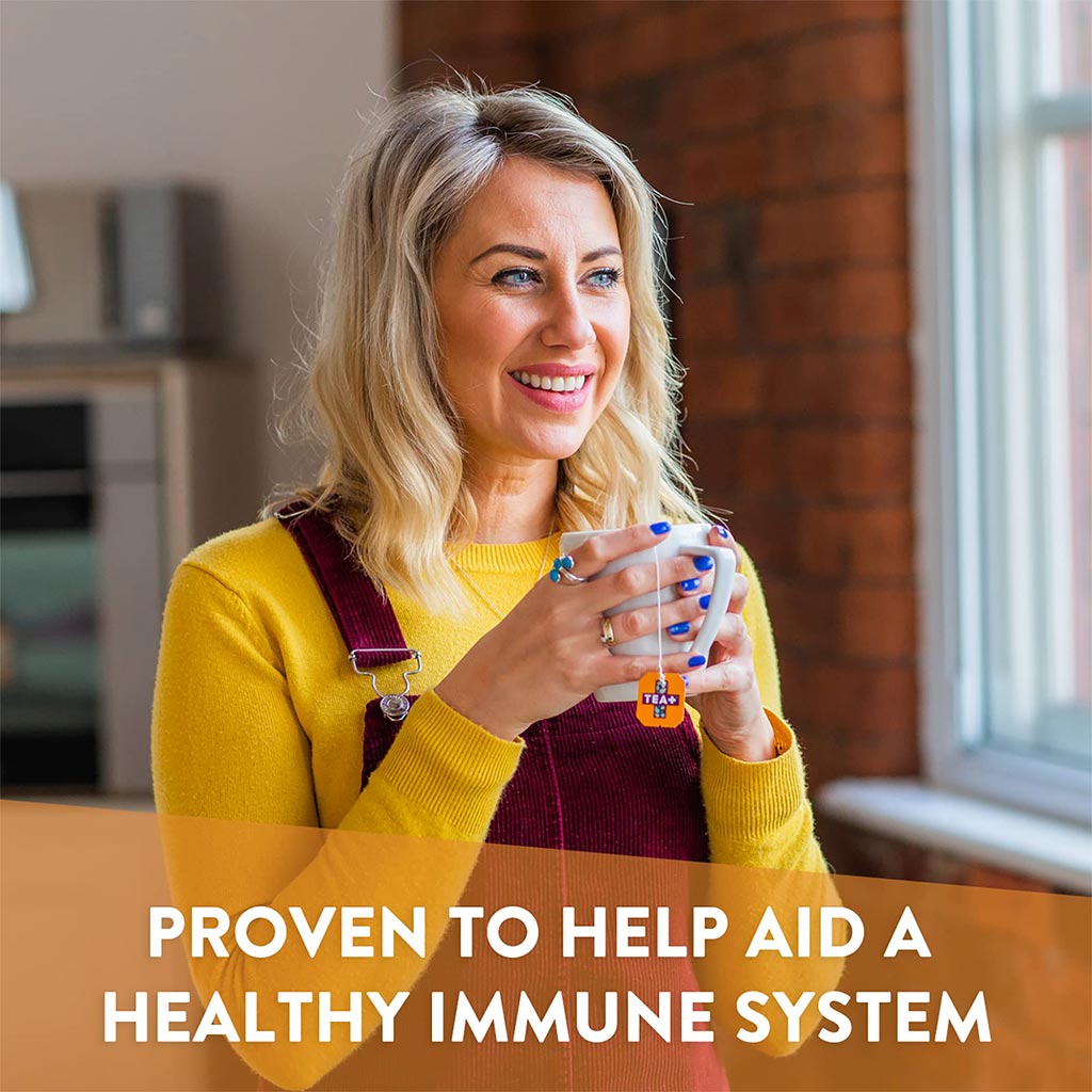 Vitabiotics Tea+ Vitamin C Vitamin Tea For Immune Support, Pack of 14's - Easy Pharmacy LLC