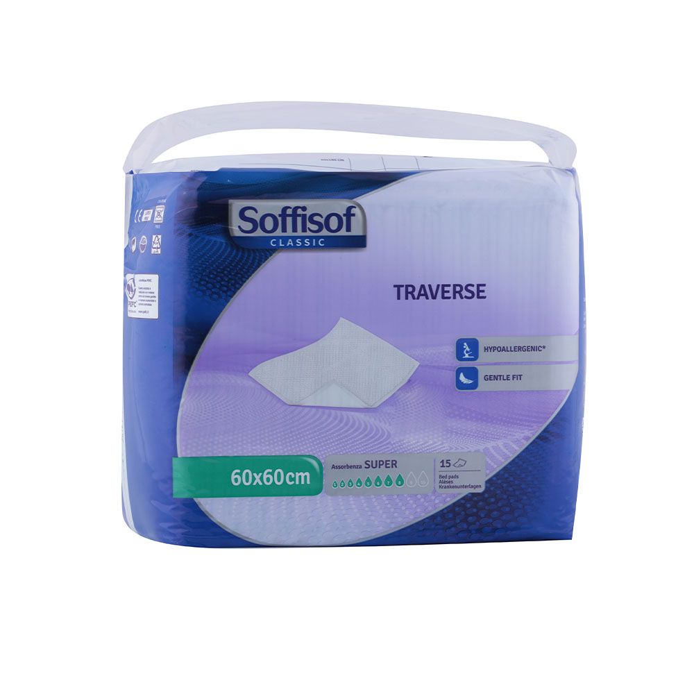 Soffisof Classic Traverse Bed Pads 60 x 60cm 15's - Easy Pharmacy LLC