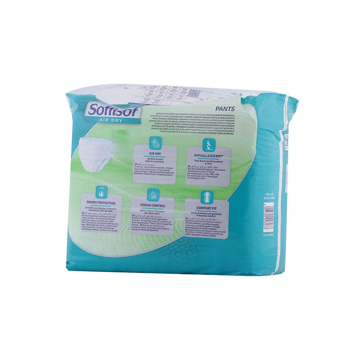 Soffisof Air Dry Pants Adult Diaper 70-110 cm Medium 14's - Easy Pharmacy LLC