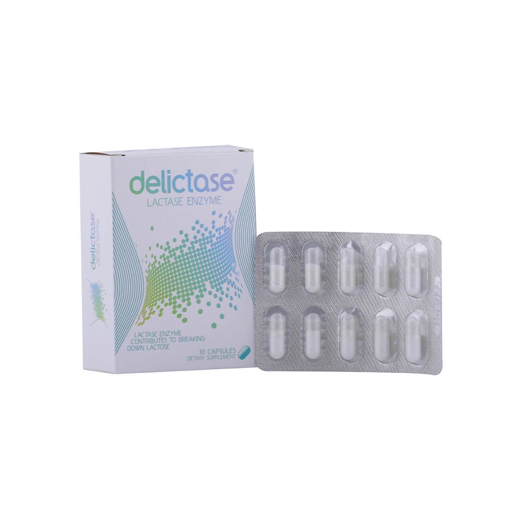 Delictase Lactase Enzyme Capsules 30's - Easy Pharmacy LLC