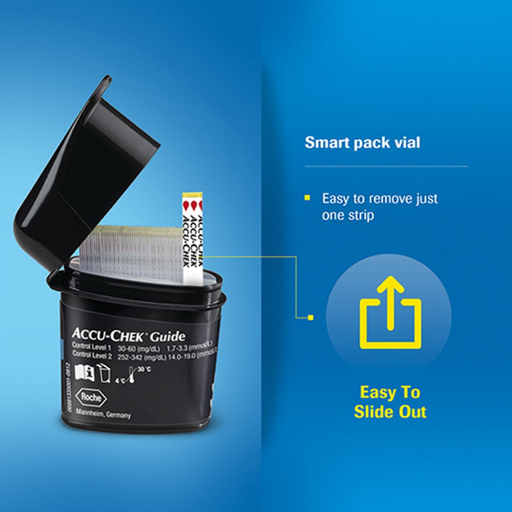Accu-Chek Guide Blood Sugar Test Strips 50's - Easy Pharmacy LLC