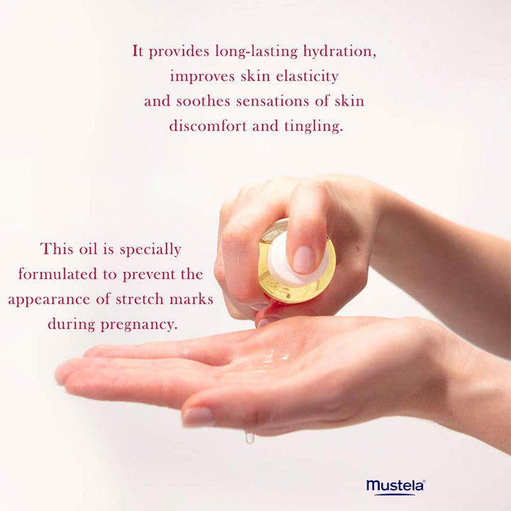 Mustela Maternite Stretch Marks Oil For Maternity Stretch Marks Prevention, Fragrance-Free 105ml - Easy Pharmacy LLC