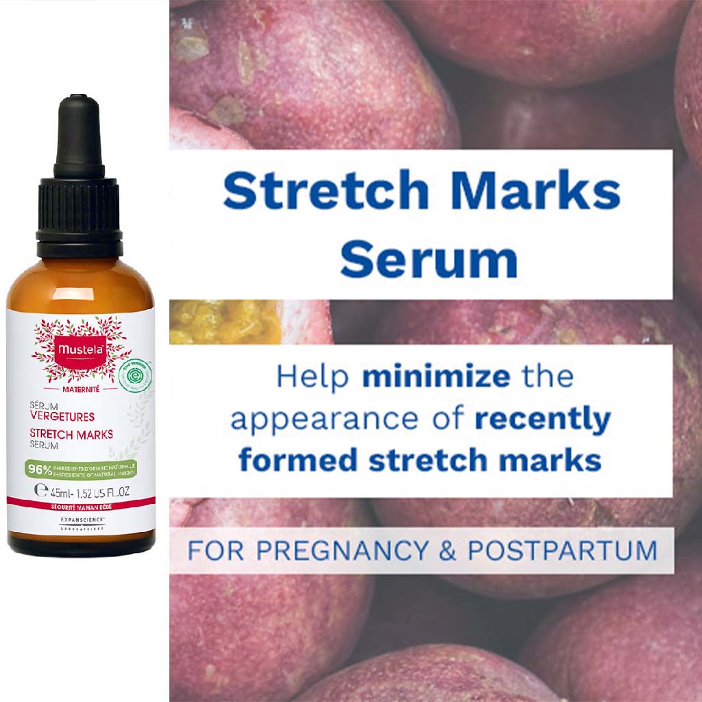 Mustela Maternity Stretch Marks Serum For Pregnancy, Fragrance Free 45ml - Easy Pharmacy LLC