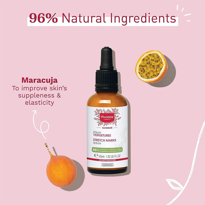 Mustela Maternity Stretch Marks Serum For Pregnancy, Fragrance Free 45ml - Easy Pharmacy LLC