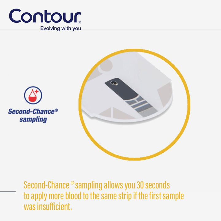 Ascensia Contour Care Blood Glucose Test Strips, Pack of 50's - Easy Pharmacy LLC