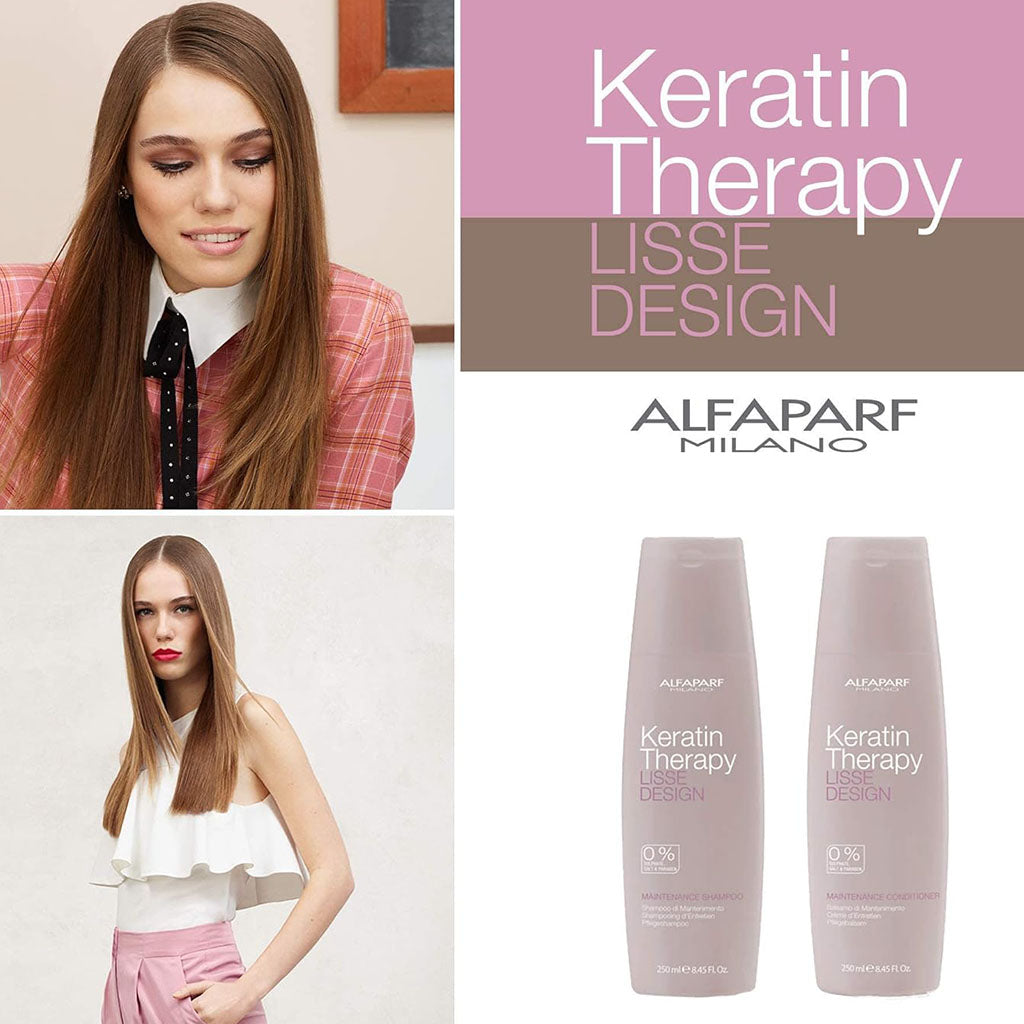 Alfaparf Keratin Therapy Lisse Design Maintenance Conditioner For Smooth & Shiny Hair 250ml - Easy Pharmacy LLC