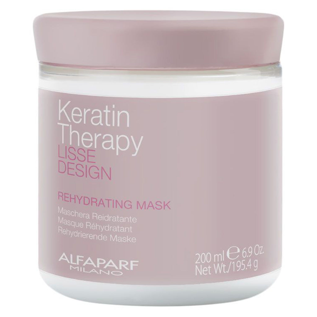 Alfaparf Keratin Therapy Lisse Design Hair Smoothing Rehydrating Hair Mask 200ml - Easy Pharmacy LLC