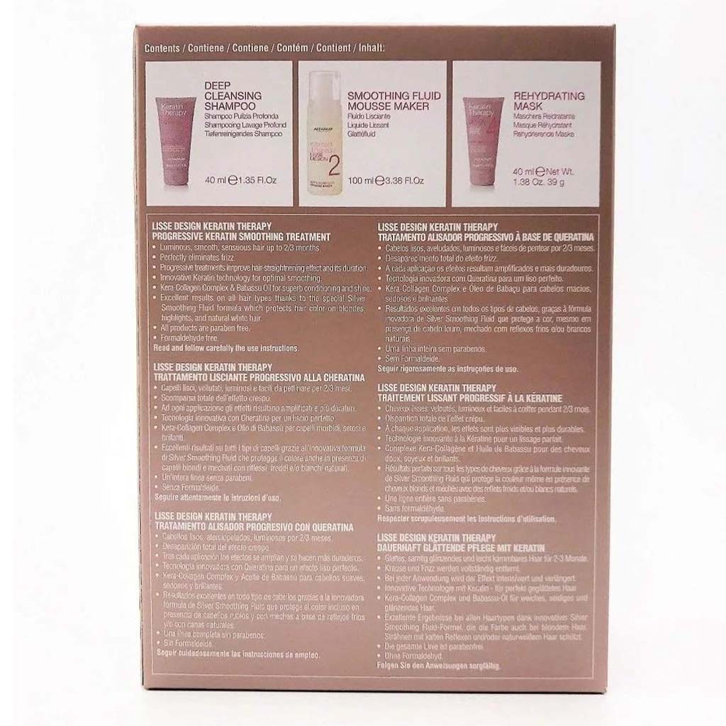 Alfaparf Keratin Therapy Lisse Design Express Hair Smoothing Kit For Smooth & Defined Hair - Easy Pharmacy LLC