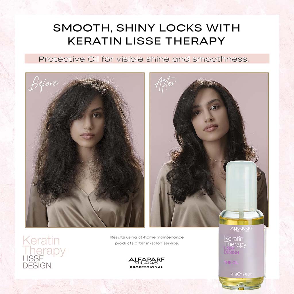 Alfaparf Keratin Therapy Lisse Design Oil For Smooth & Shiny Hair 50ml - Easy Pharmacy LLC