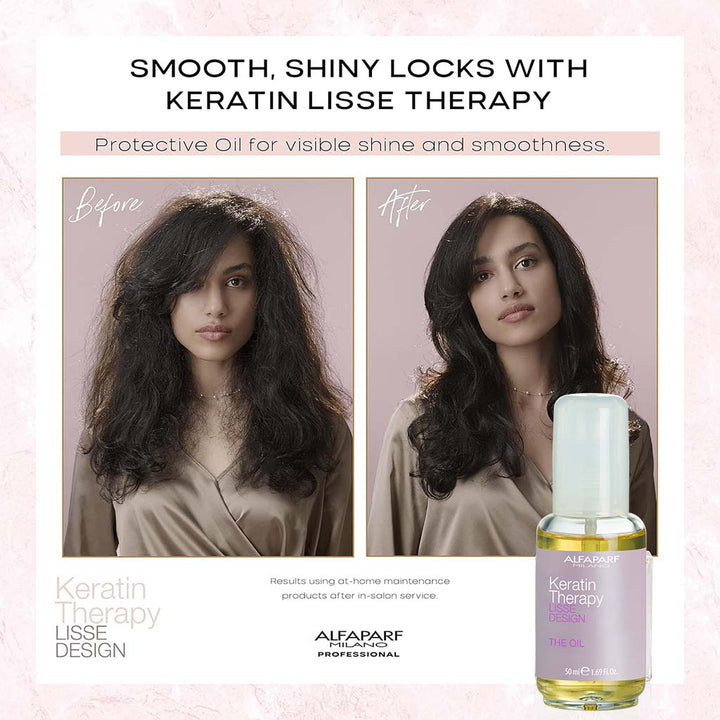 Alfaparf Keratin Therapy Lisse Design Oil For Smooth & Shiny Hair 50ml - Easy Pharmacy LLC