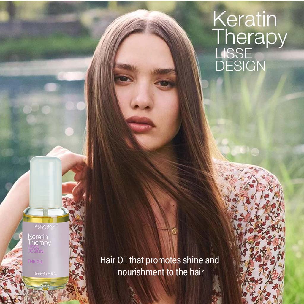Alfaparf Keratin Therapy Lisse Design Oil For Smooth & Shiny Hair 50ml - Easy Pharmacy LLC