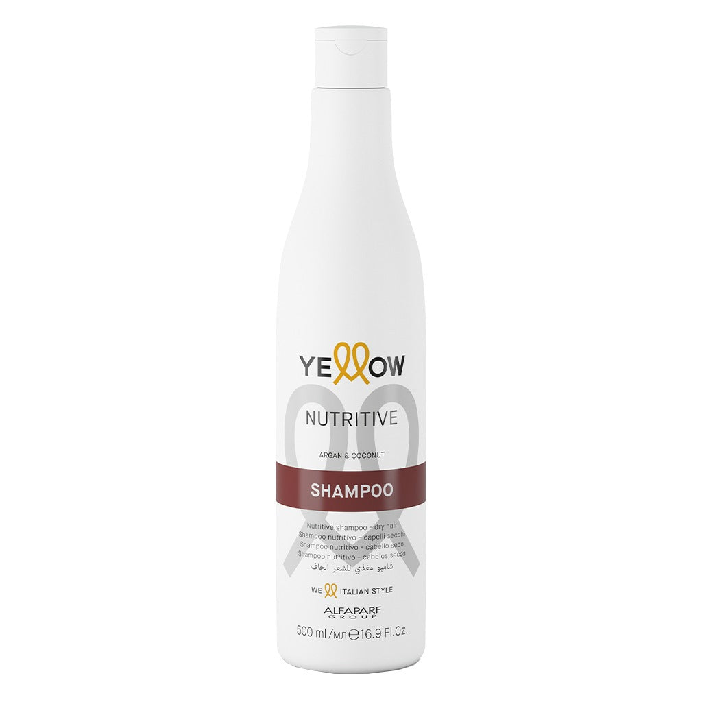 Alfaparf Yellow Nutritive Nourishing Shampoo With Argan Oil & Coconut Oil For Dry Hair 500ml - Easy Pharmacy LLC