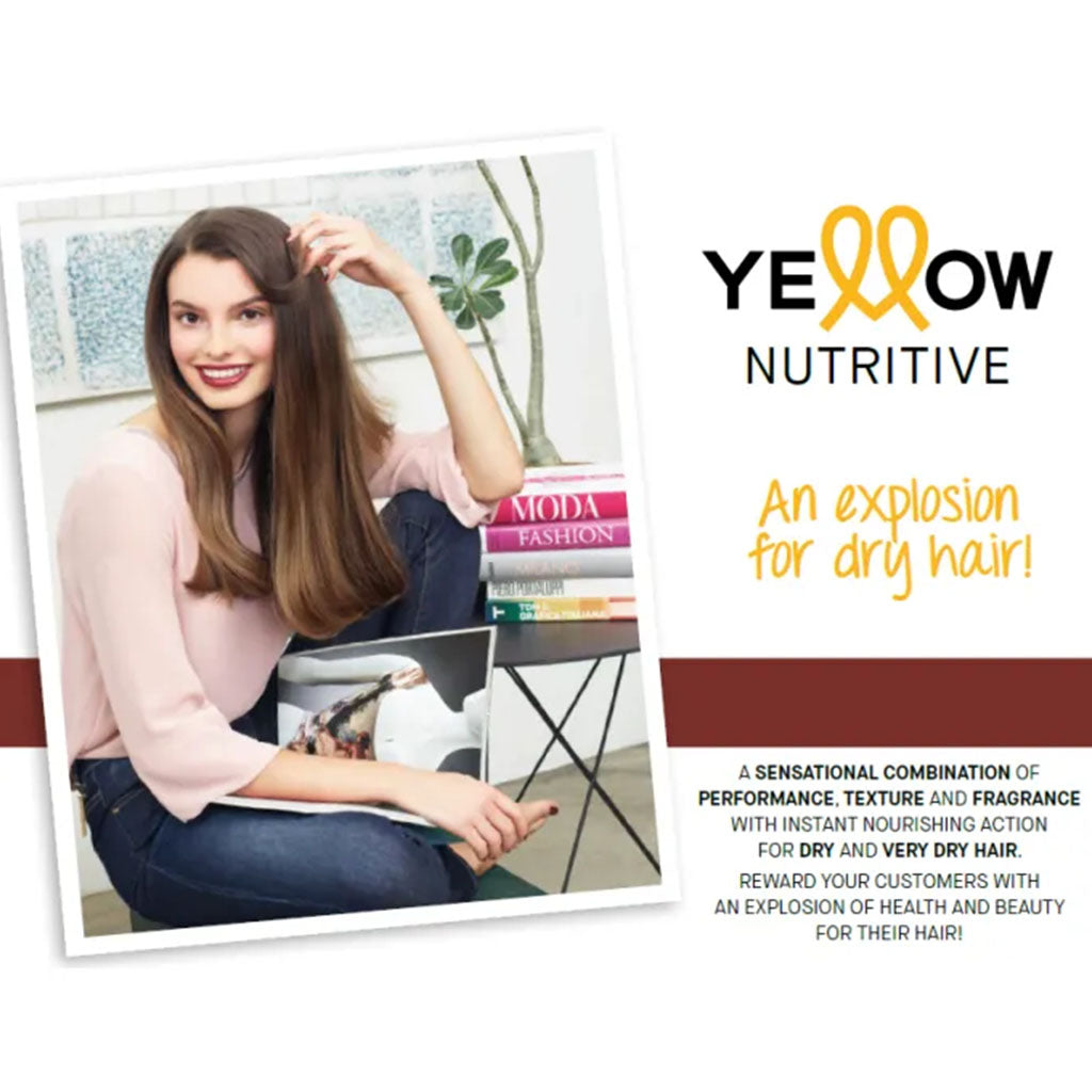 Alfaparf Yellow Nutritive Nourishing Shampoo With Argan Oil & Coconut Oil For Dry Hair 500ml - Easy Pharmacy LLC