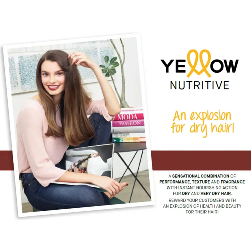 Alfaparf Yellow Nutritive Argan & Coconut Hair Nourishing Mask For Dry Hair 500ml - Easy Pharmacy LLC